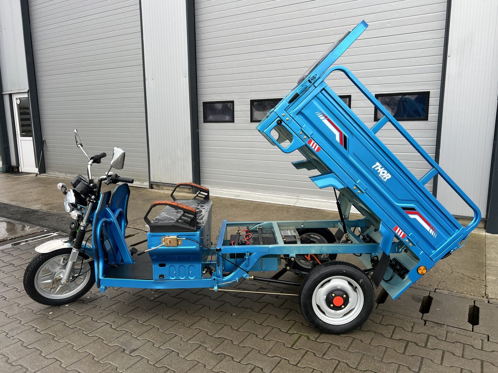 Triciclu electric 1200W Thor STAR albastru fara permis 60V45Ah 25km/h cu CIV inclus TRANSPORT GRATUIT - imagine 20