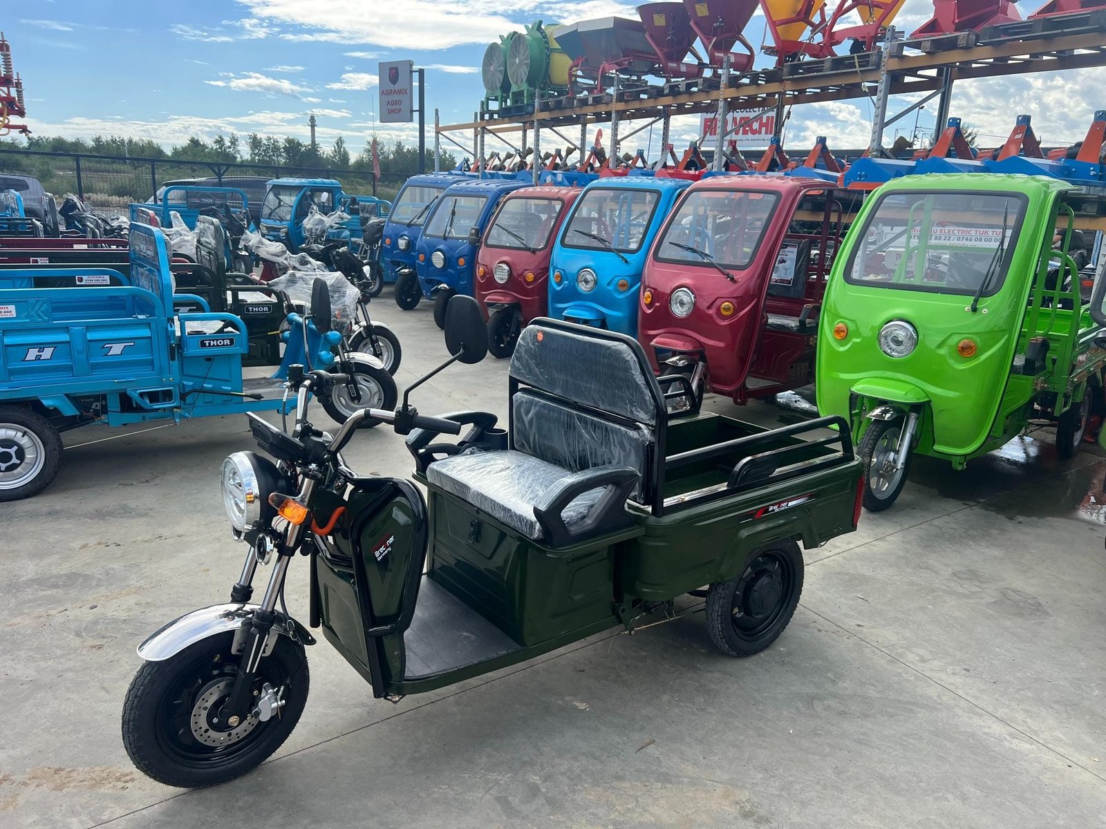 Triciclu electric 1600W Breckner MODEL-E fara permis 60V20Ah 25km/h TRANSPORT GRATUIT - imagine 20
