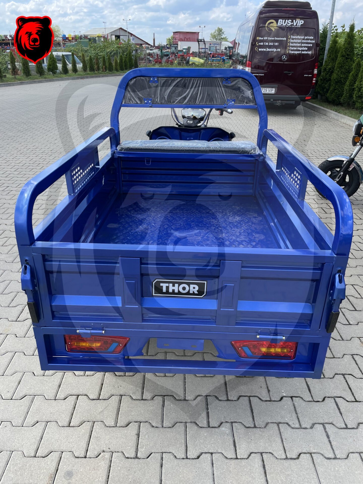 Triciclu electric 1000W Thor HOBBY fara permis 60V32Ah 25km/h TRANSPORT GRATUIT - imagine 13
