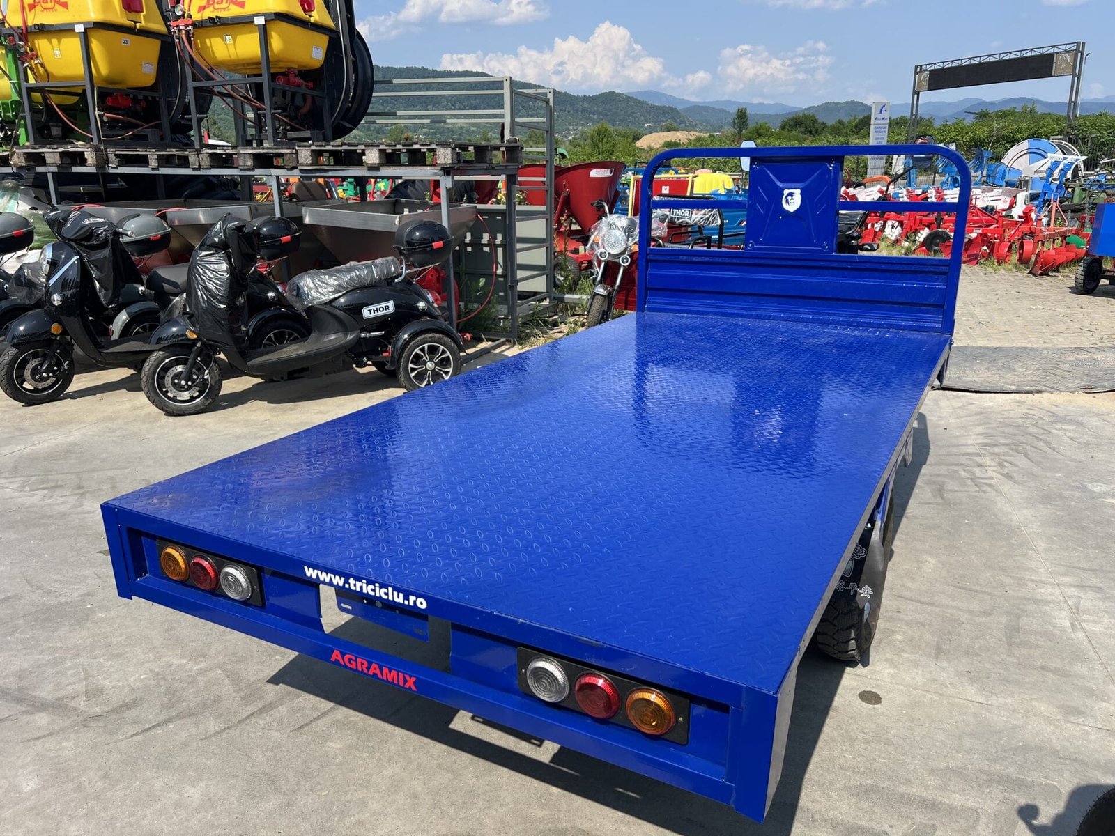 Triciclu electric 2200W Thor HERCULES-2 fara permis 72V75Ah 25km/h 3M TRANSPORT GRATUIT - imagine 22