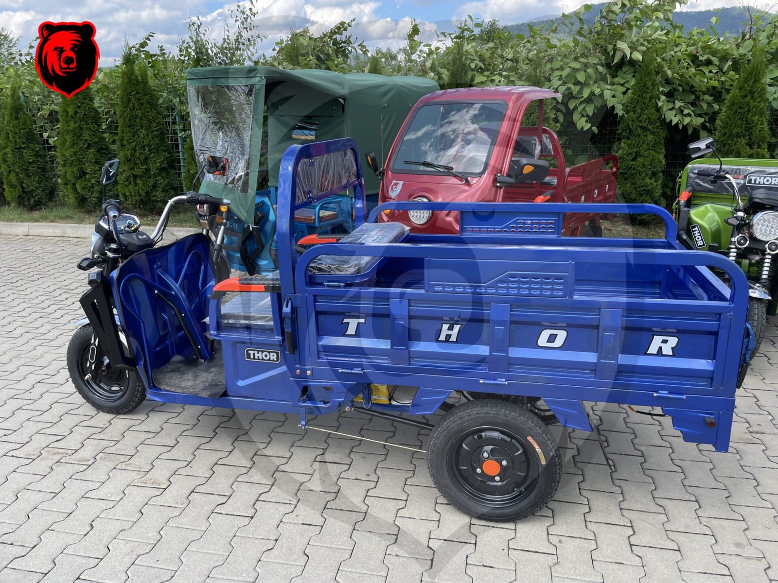 Triciclu electric 1000W Thor HOBBY fara permis 60V32Ah 25km/h TRANSPORT GRATUIT - imagine 12