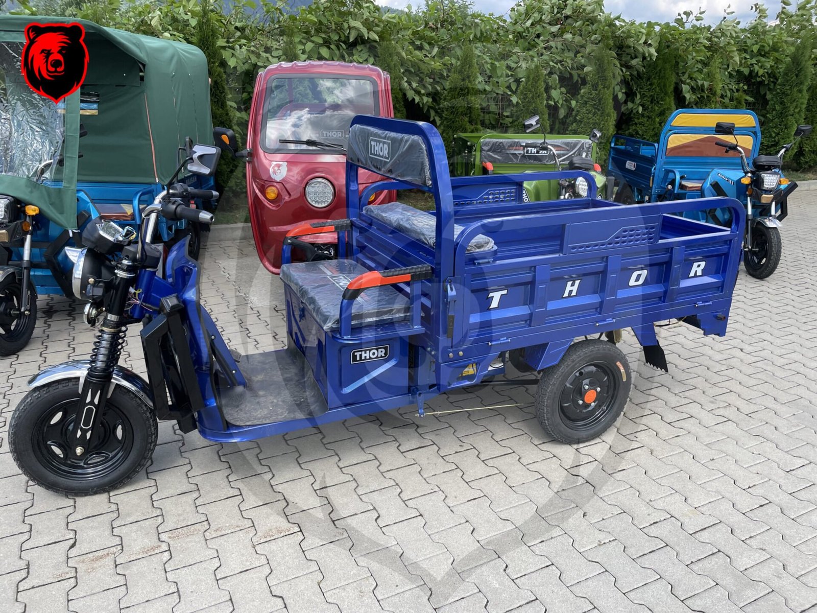 Triciclu electric 1000W Thor HOBBY fara permis 60V32Ah 25km/h TRANSPORT GRATUIT - imagine 11