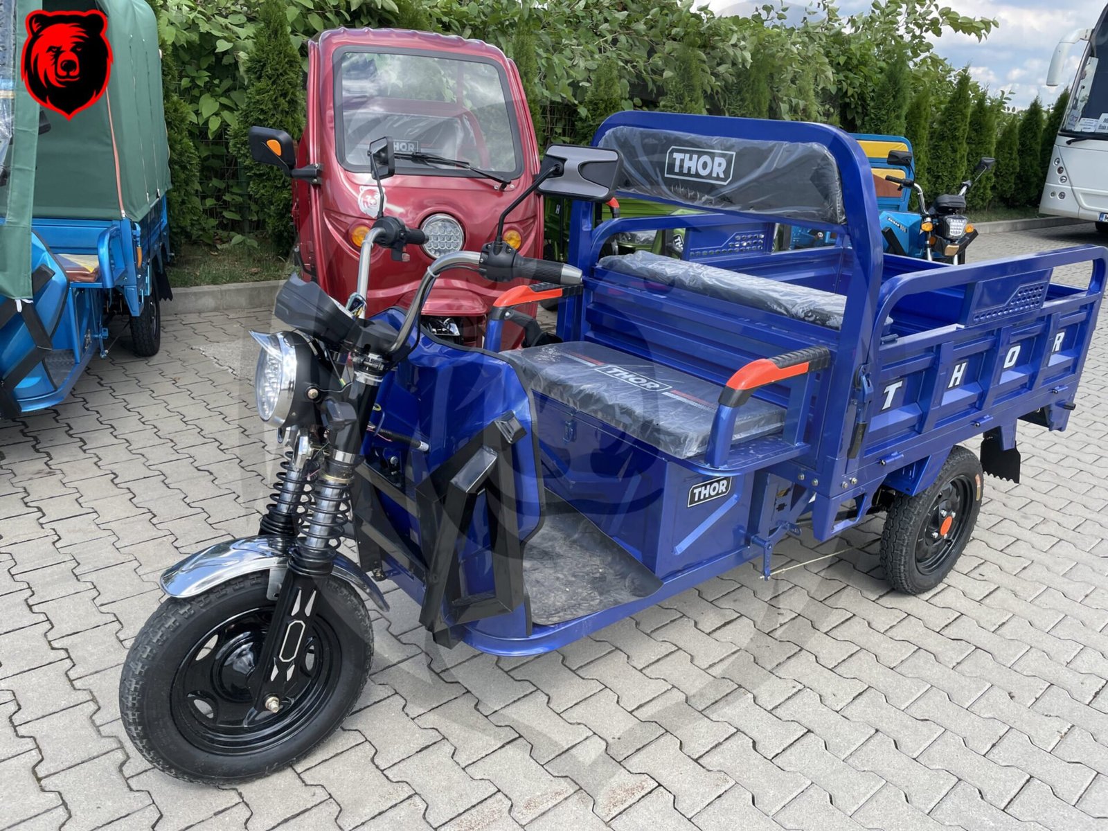 Triciclu electric 1000W Thor HOBBY fara permis 60V32Ah 25km/h TRANSPORT GRATUIT - imagine 10