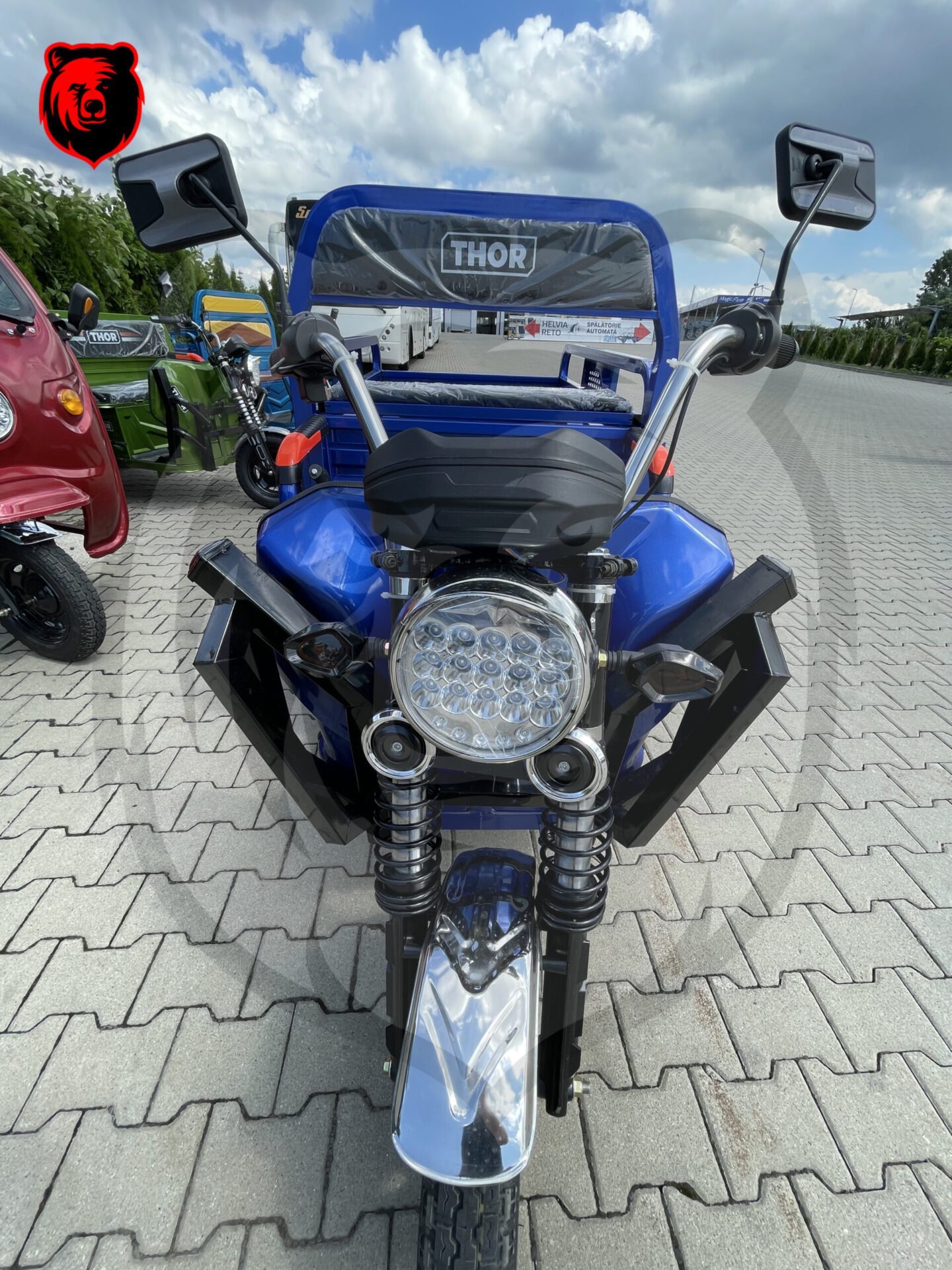 Triciclu electric 1000W Thor HOBBY fara permis 60V32Ah 25km/h TRANSPORT GRATUIT - imagine 9