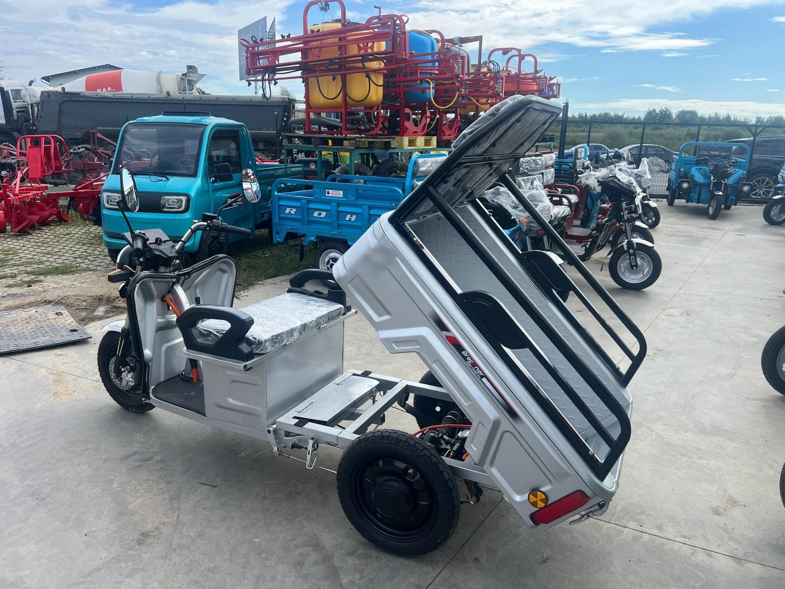 Triciclu electric 1600W Breckner MODEL-E fara permis 60V20Ah 25km/h TRANSPORT GRATUIT - imagine 6