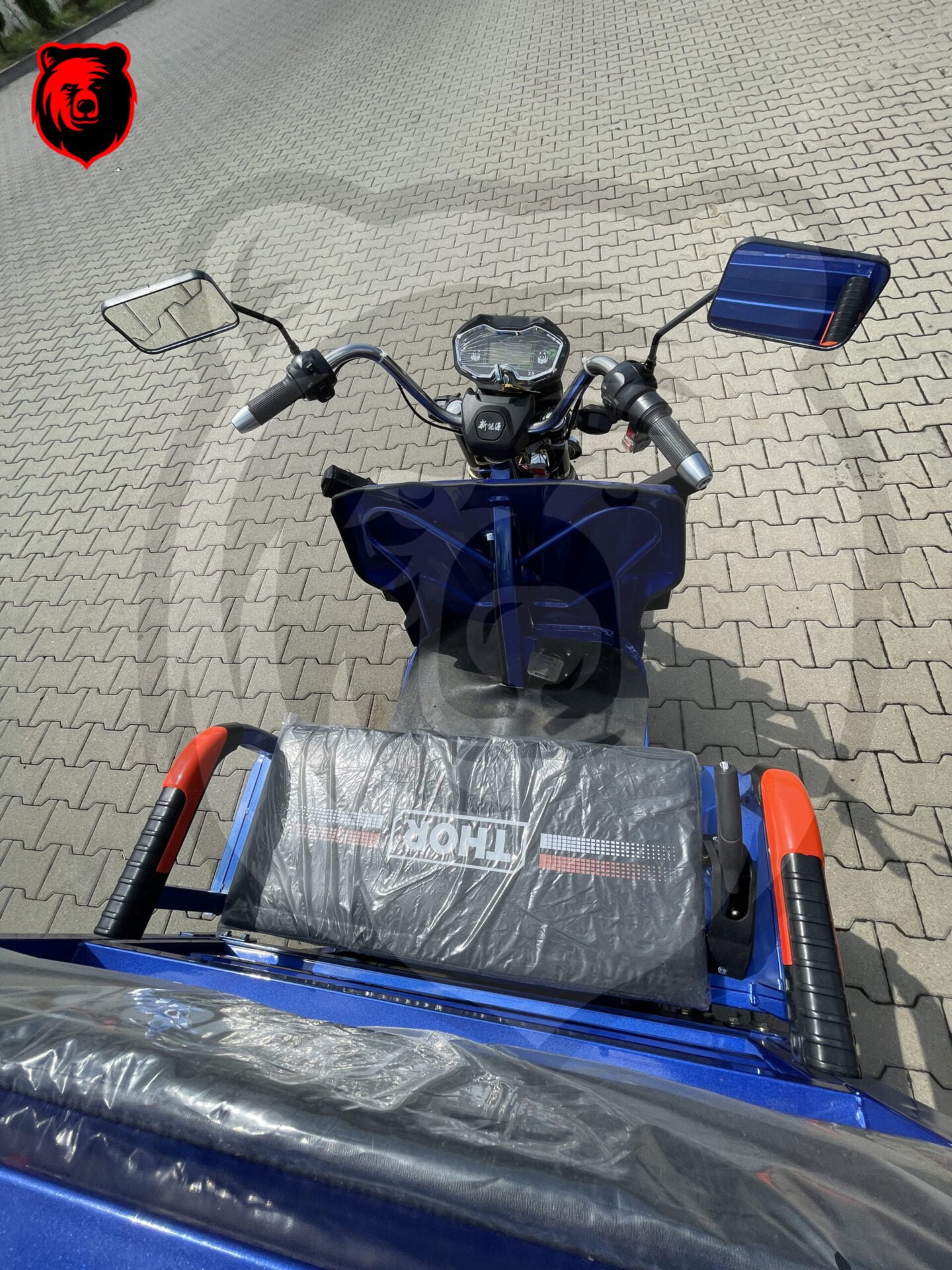 Triciclu electric 1000W Thor HOBBY fara permis 60V32Ah 25km/h TRANSPORT GRATUIT - imagine 8