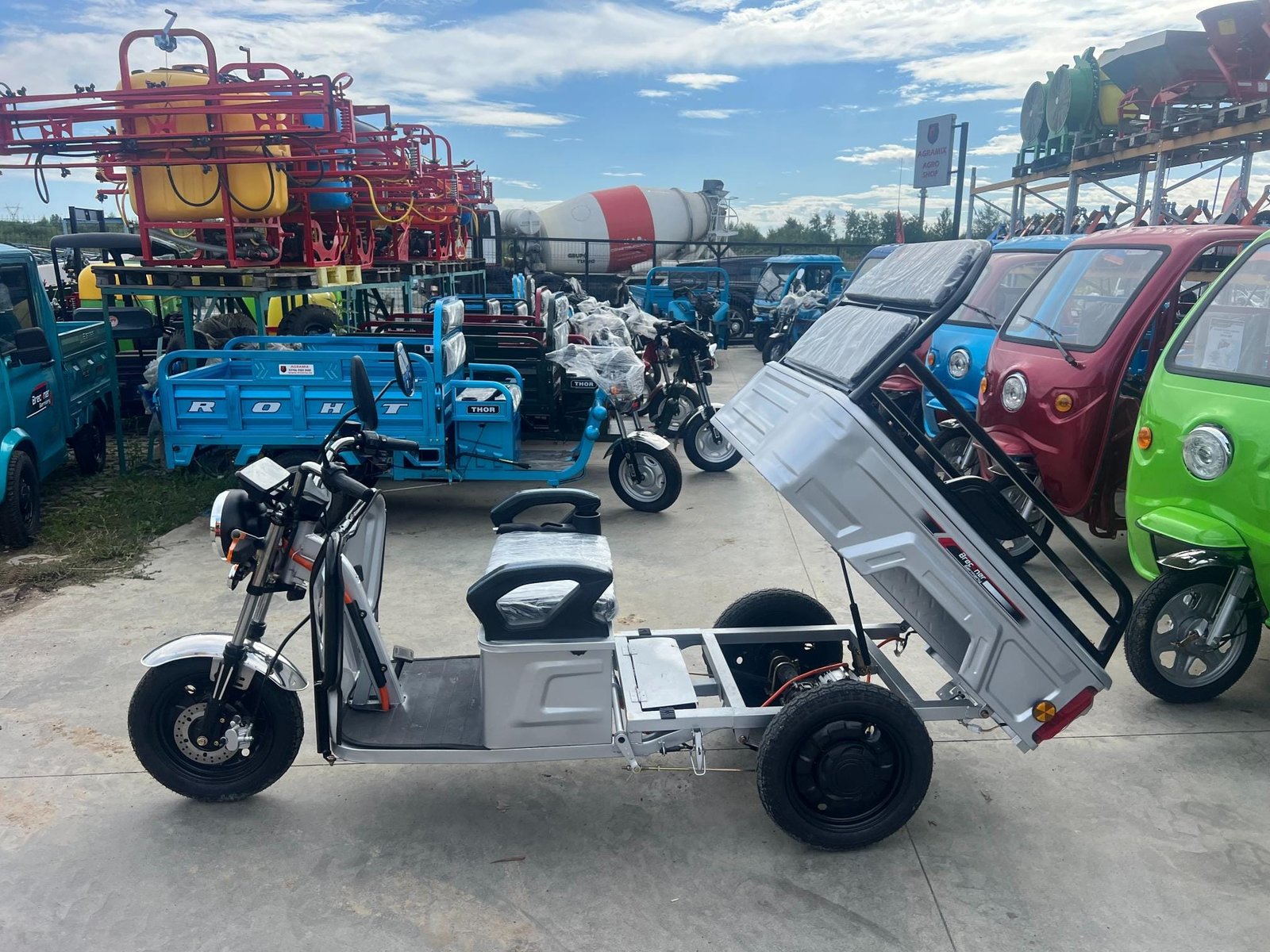 Triciclu electric 1600W Breckner MODEL-E fara permis 60V20Ah 25km/h TRANSPORT GRATUIT - imagine 7