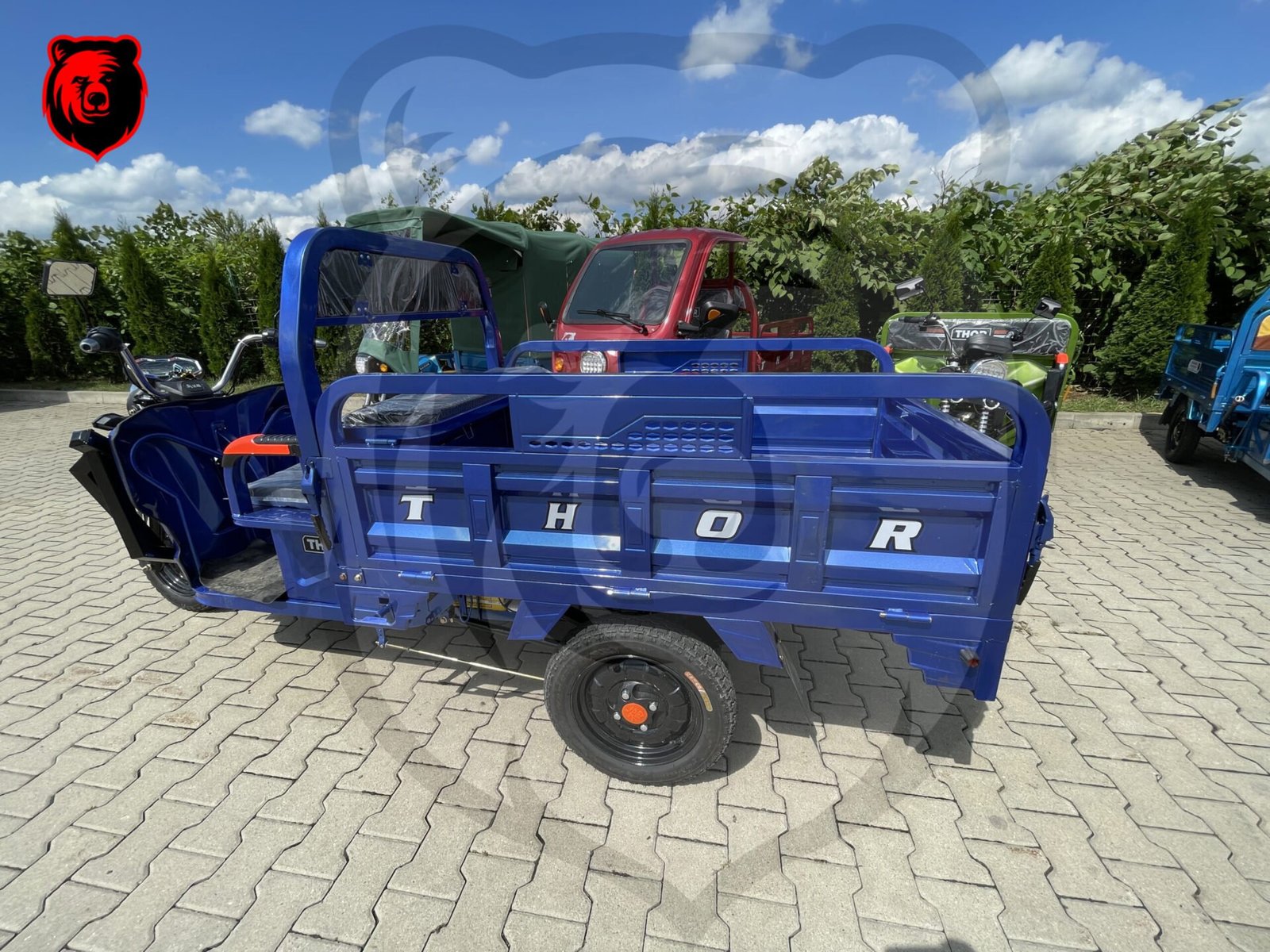 Triciclu electric 1000W Thor HOBBY fara permis 60V32Ah 25km/h TRANSPORT GRATUIT - imagine 6
