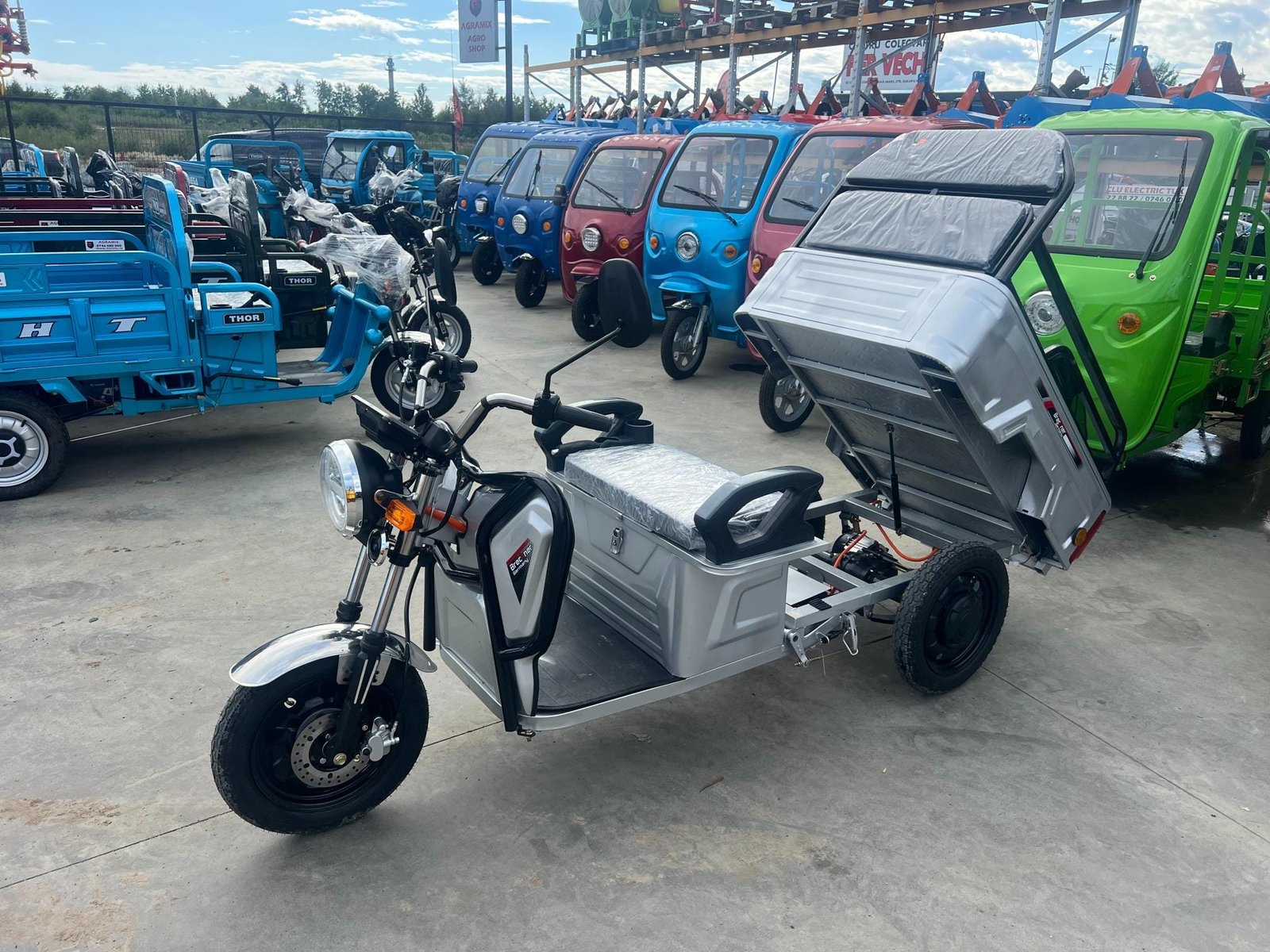 Triciclu electric 1600W Breckner MODEL-E fara permis 60V20Ah 25km/h TRANSPORT GRATUIT - imagine 8