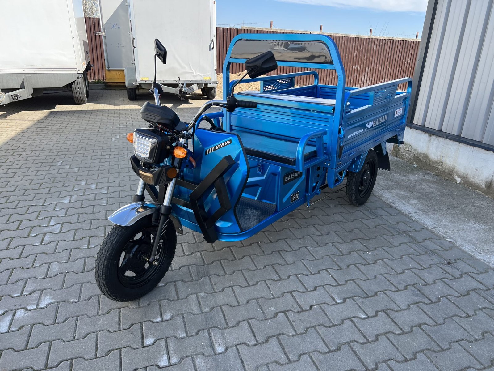 Triciclu electric 1800W Thor BAISAN fara permis 60V32Ah 25km/h TRANSPORT GRATUIT - imagine 41