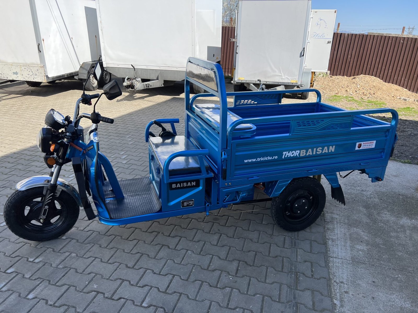 Triciclu electric 1800W Thor BAISAN fara permis 60V32Ah 25km/h TRANSPORT GRATUIT - imagine 42
