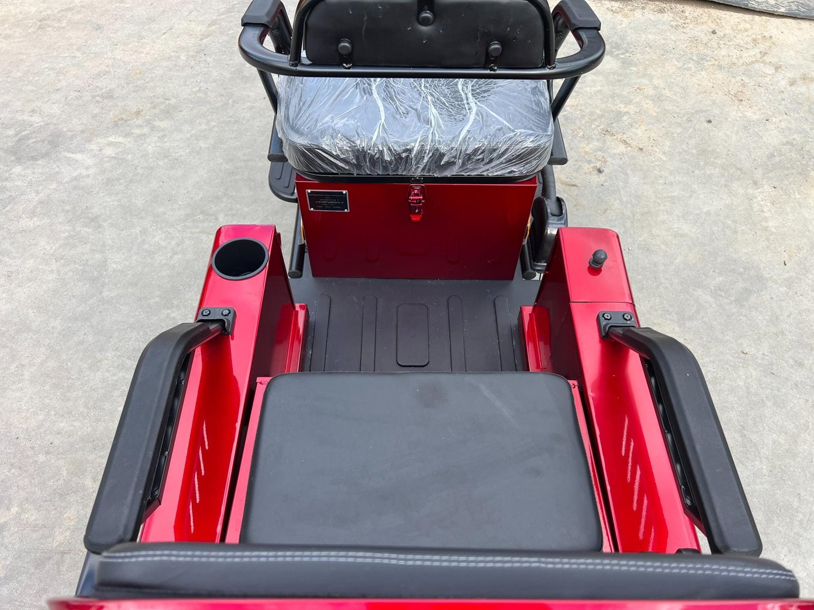 Triciclu electric 1400W Thor SX LONG PRO rosu fara permis 60V20Ah 25km/h TRANSPORT GRATUIT - imagine 2