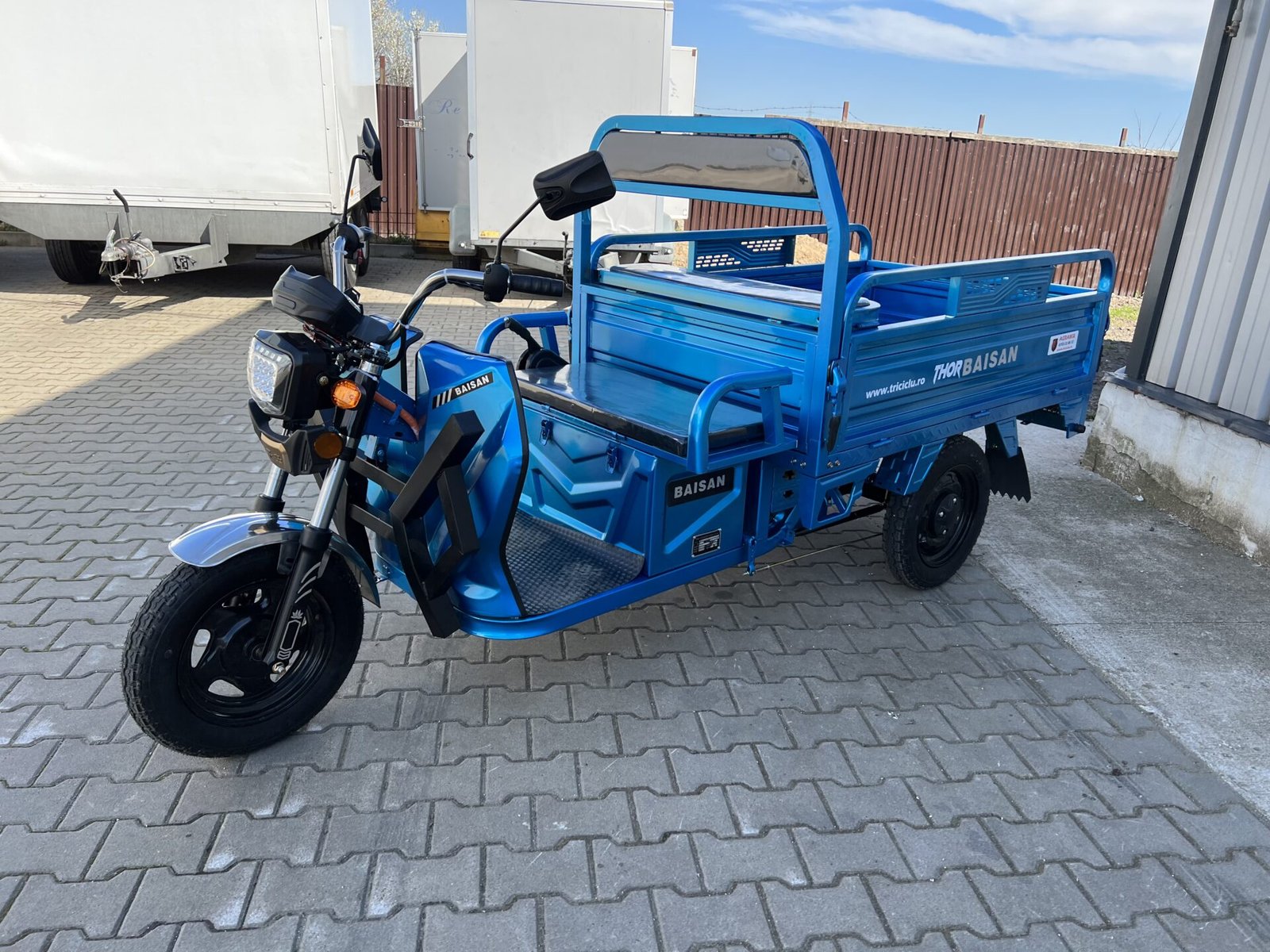 Triciclu electric 1800W Thor BAISAN fara permis 60V32Ah 25km/h TRANSPORT GRATUIT - imagine 43