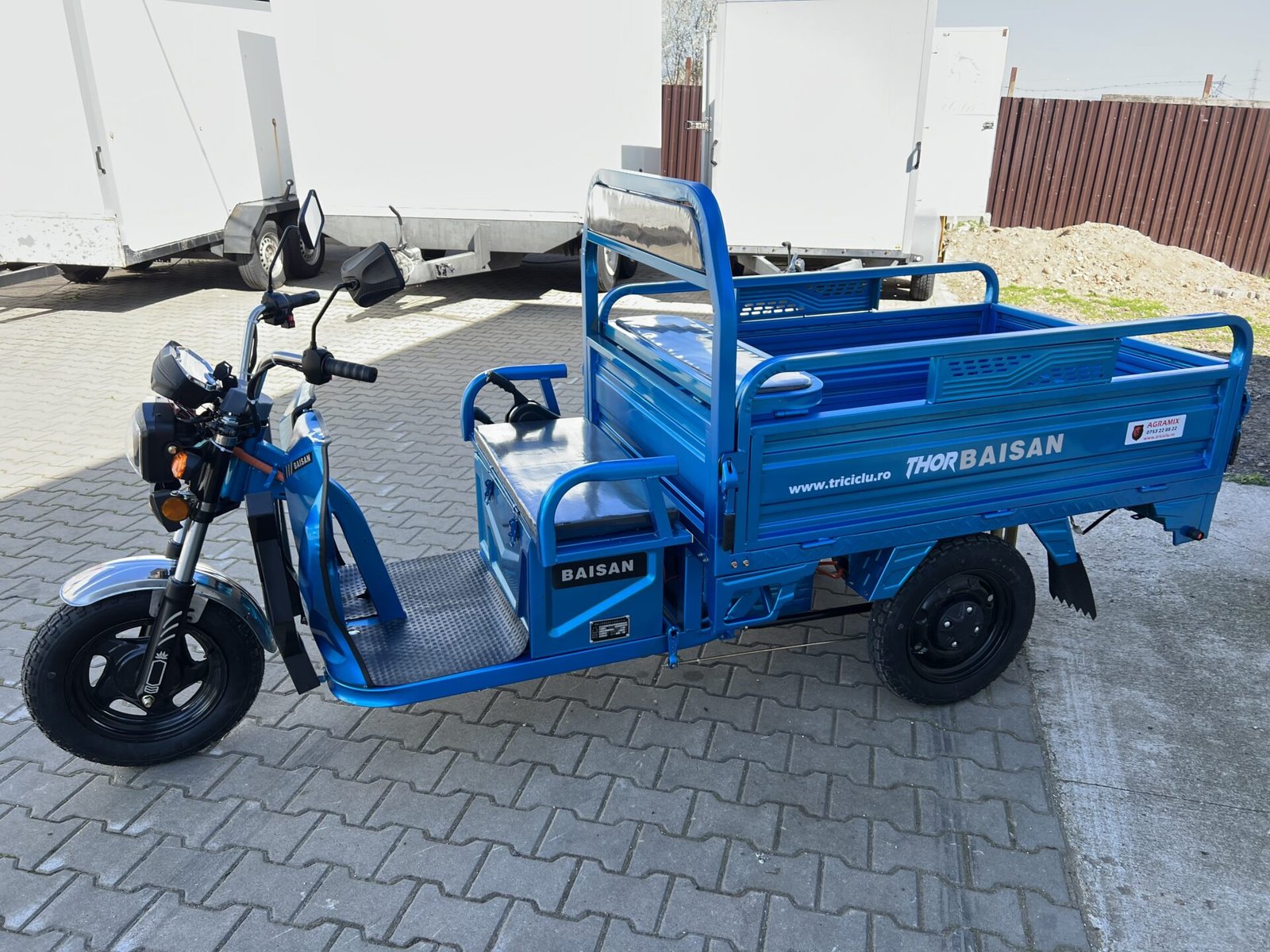 Triciclu electric 1800W Thor BAISAN fara permis 60V32Ah 25km/h TRANSPORT GRATUIT - imagine 44