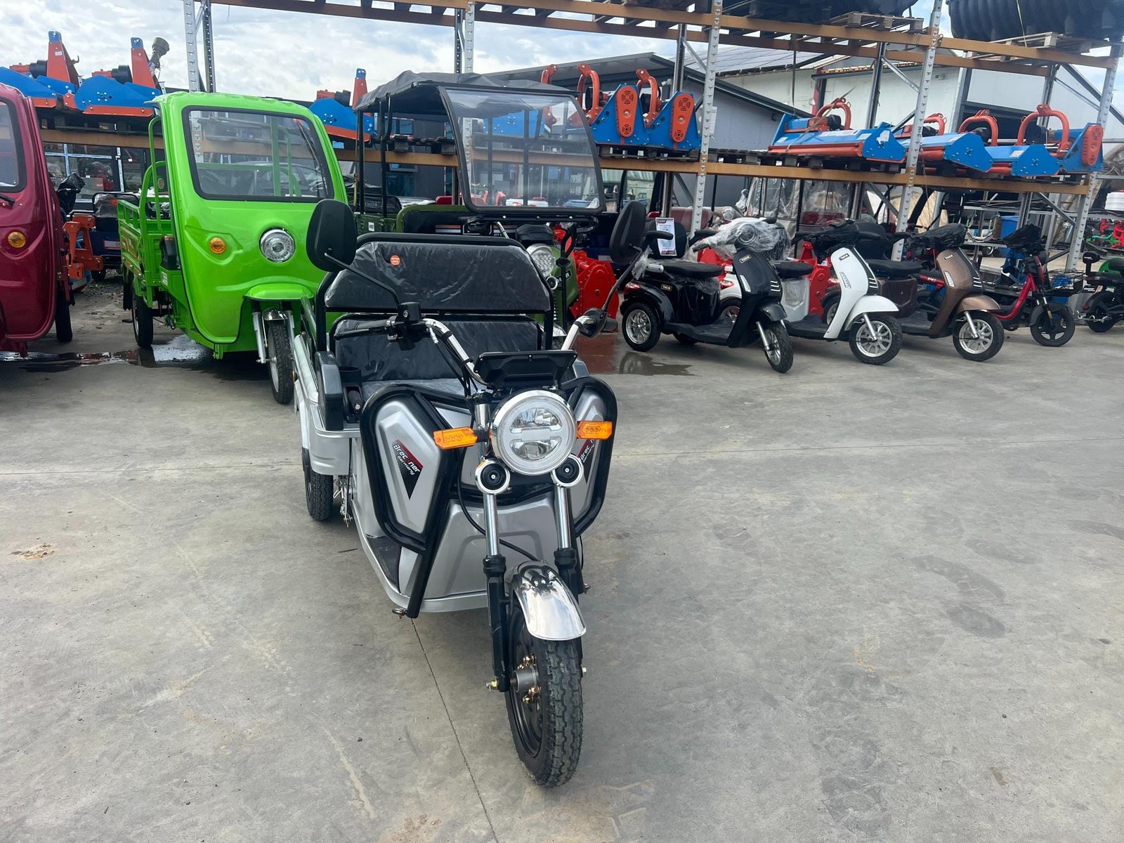 Triciclu electric 1600W Breckner MODEL-E fara permis 60V20Ah 25km/h TRANSPORT GRATUIT - imagine 14