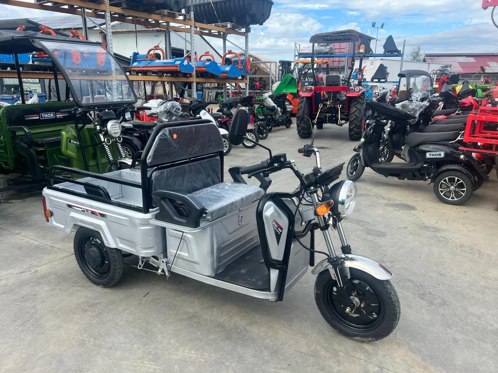 Triciclu electric 1600W Breckner MODEL-E fara permis 60V20Ah 25km/h TRANSPORT GRATUIT - imagine 15