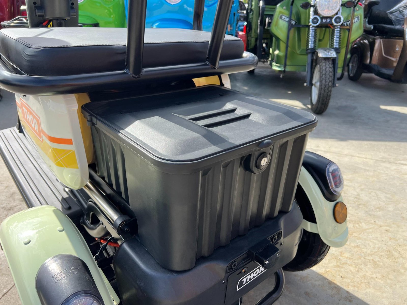 Triciclu electric 1000W Thor SXL PRO verde fara permis 60V20Ah 25km/h TRANSPORT GRATUIT - imagine 3