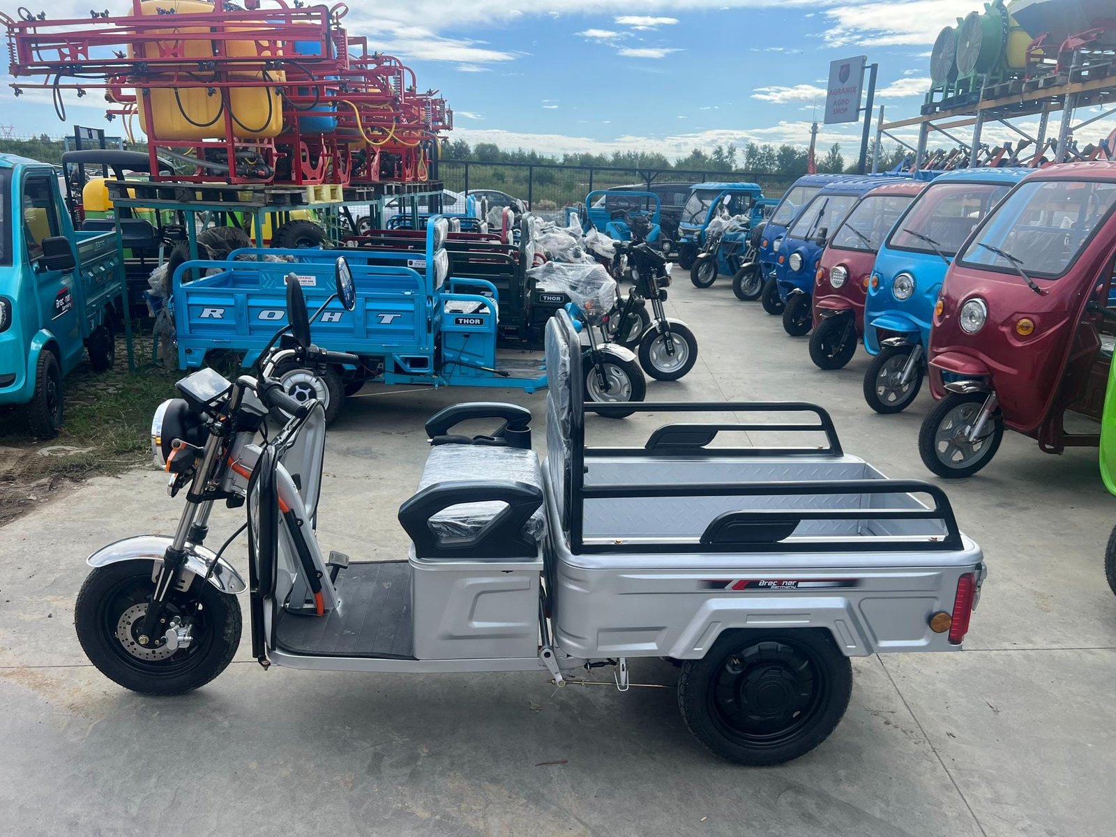 Triciclu electric 1600W Breckner MODEL-E fara permis 60V20Ah 25km/h TRANSPORT GRATUIT - imagine 18