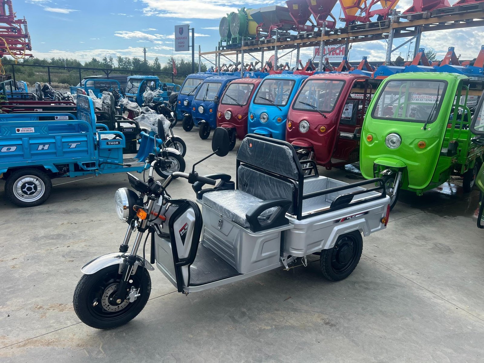Triciclu electric 1600W Breckner MODEL-E fara permis 60V20Ah 25km/h TRANSPORT GRATUIT - imagine 19