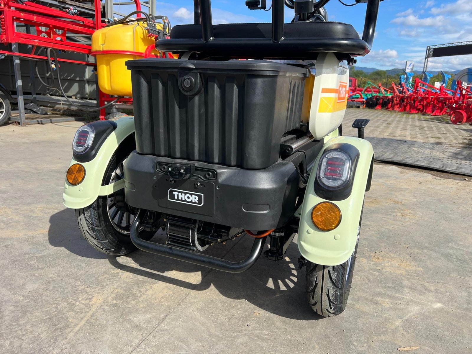 Triciclu electric 1000W Thor SXL PRO verde fara permis 60V20Ah 25km/h TRANSPORT GRATUIT - imagine 7