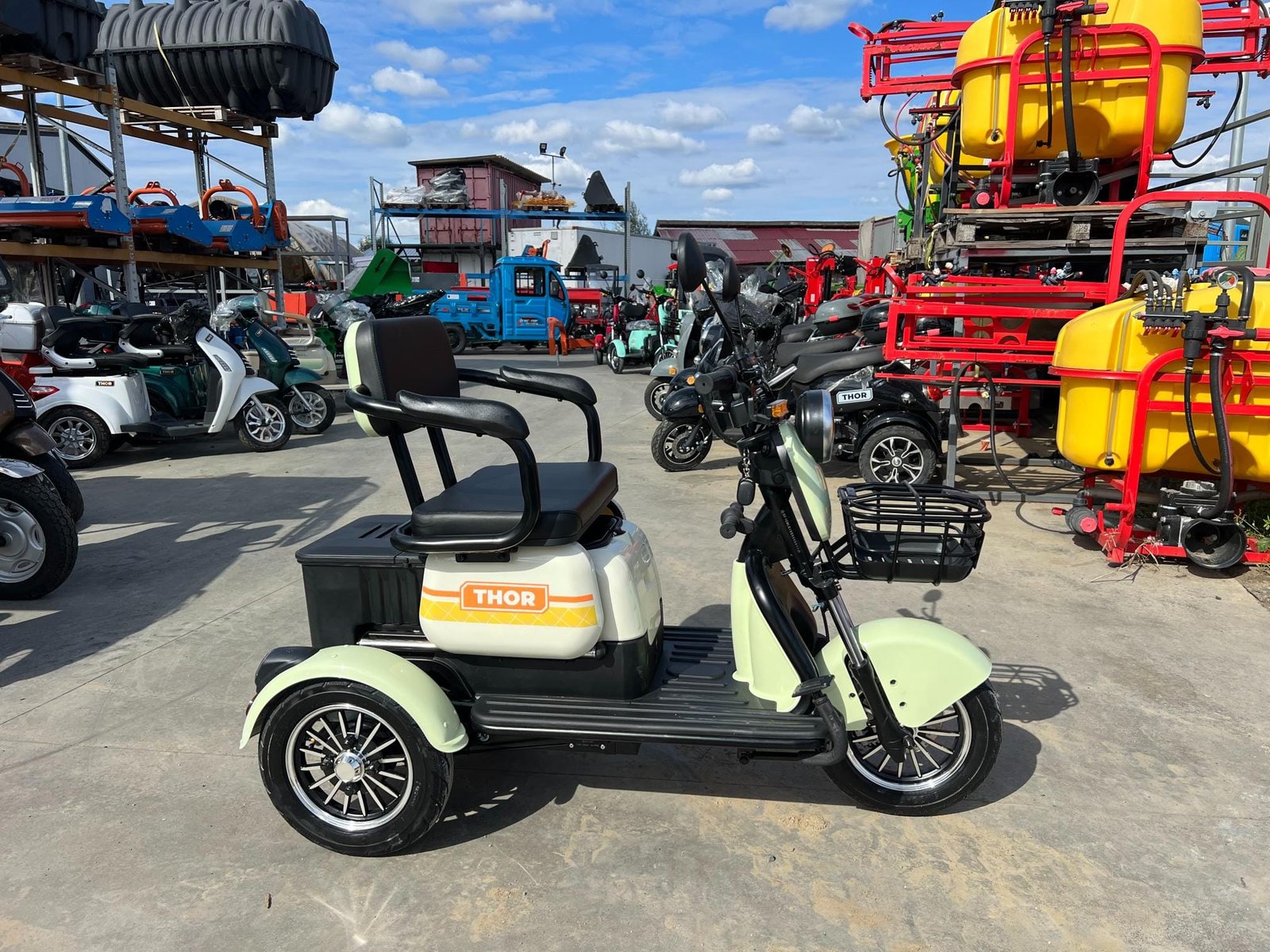 Triciclu electric 1000W Thor SXL PRO verde fara permis 60V20Ah 25km/h TRANSPORT GRATUIT - imagine 10