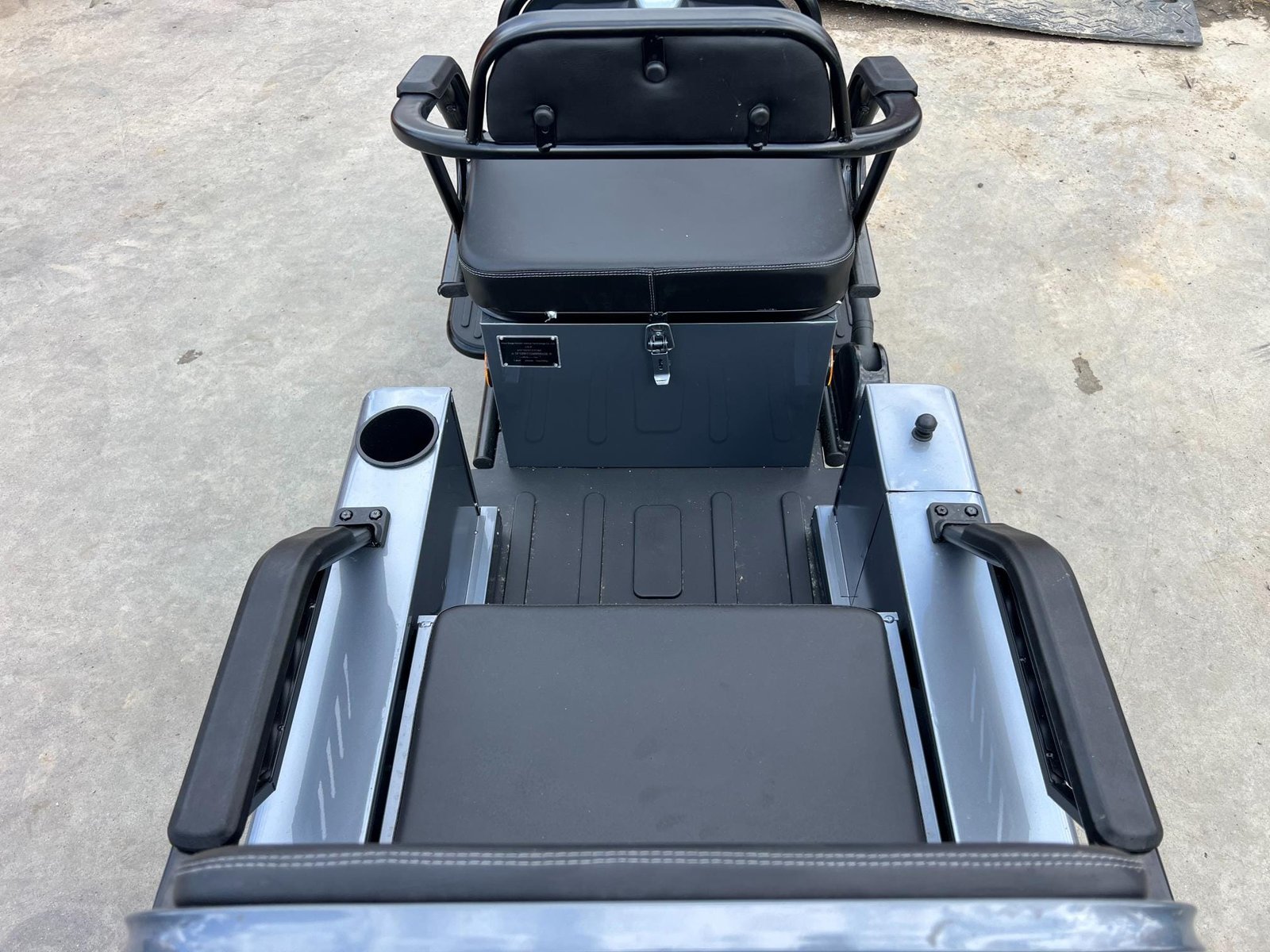 Triciclu electric 1400W Thor SX LONG PRO gri fara permis 60V20Ah 25km/h TRANSPORT GRATUIT - imagine 3