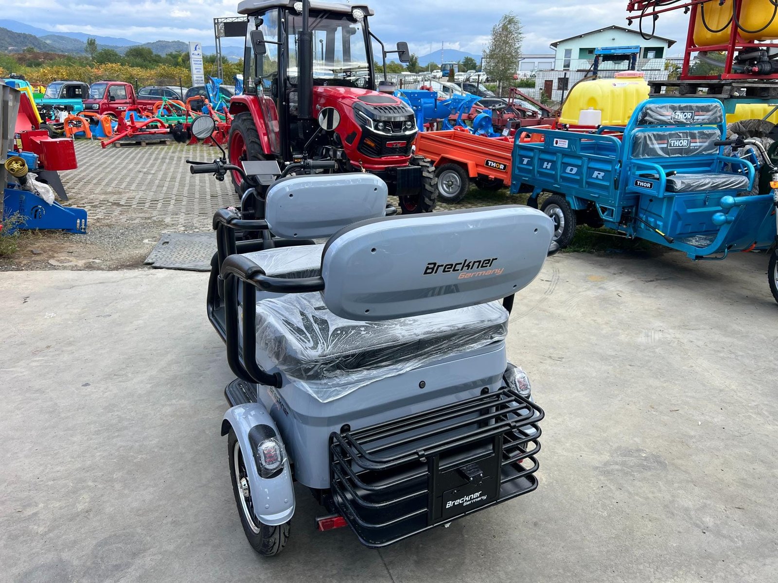 Triciclu electric 1000W Breckner TRAVEL gri fara permis 60V20Ah 25km/h TRANSPORT GRATUIT - imagine 14