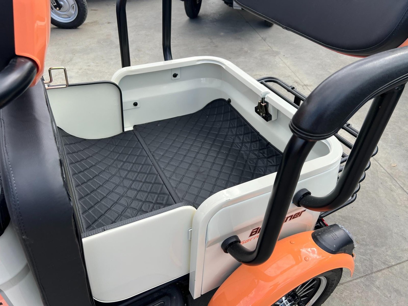 Triciclu electric 1000W Breckner TRAVEL portocaliu fara permis 60V20Ah 25km/h TRANSPORT GRATUIT - imagine 11