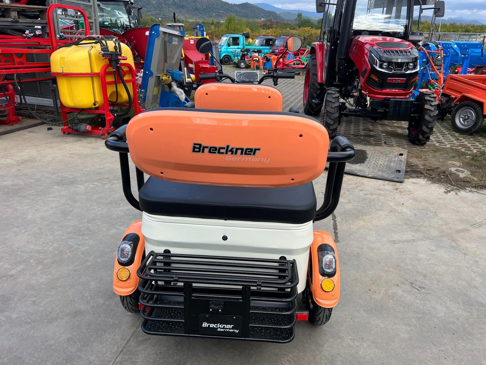Triciclu electric 1000W Breckner TRAVEL portocaliu fara permis 60V20Ah 25km/h TRANSPORT GRATUIT - imagine 20